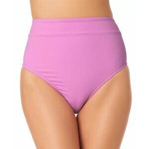 California Waves Juniors Size Large Ribbed High-Waist Bikini Swim Bottoms 1648